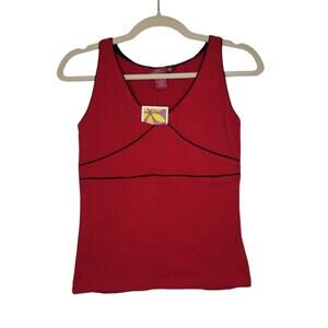 NWT Vintage y2k SO Small Tank Top Red Going Out Summer Office Siren